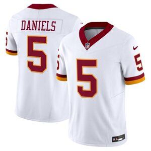 Mens Kids Youths Jayden Daniels White Vapor Stitched Jersey